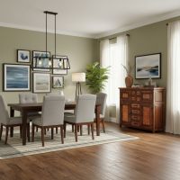 Copper Buffet: Some lifestyle images are created with AI for visualization purposes. Crafted from natural solid wood, each piece is unique and will vary.