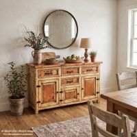 Copper Buffet: This image was generated or modified using AI for visualization purposes.
