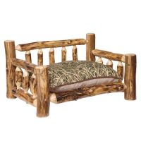 Rustic Colorado Aspen Dog Bed