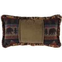 Cabin Bear Rectangle Decor Pillow