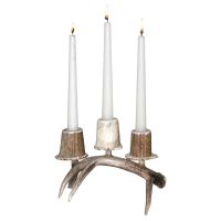 One Antler Candle Holder, 3 candle