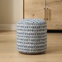Cas Blue Ottoman