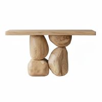 Riverstone Console in Natural Clear