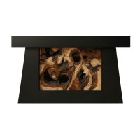 Ridge Hollow Console in Ebony with Suar Panel