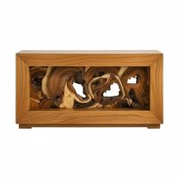 Trailbend Console in Golden Walnut