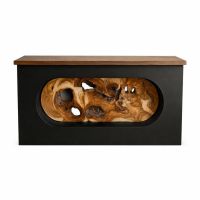 Northbend Console in Ebony with Suar