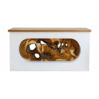Northbend Console in White with Suar