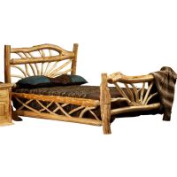 Cedar Lake Bent Branch Log Bed