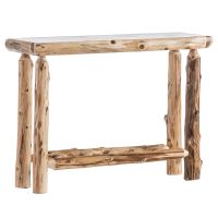 Cedar Lake Cabin Log Sofa Table