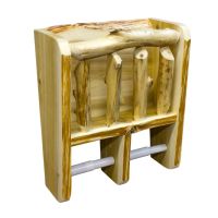 Cedar Lake Double Duty Toilet Paper & Magazine Holder