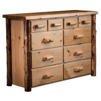 Cedar Lake Frontier 10 Drawer Log Dresser