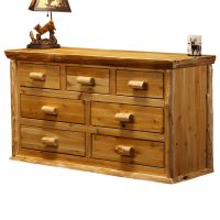 Cedar Lake Lodge 7 Drawer Log Dresser