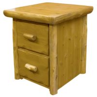 Cedar Lake Log File Cabinet