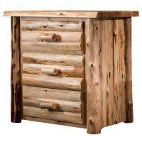 Cedar Lake Logger 3 Drawer Log Chest