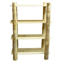 Cedar Lake Open Log Bookshelf