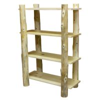 Cedar Lake Open Log Bookshelf