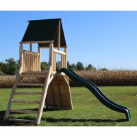 Cedar Peak Slide Away Log Playset