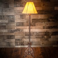 Rusted Iron Floor Lamp