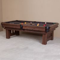 Cheyenne Weathered Wood Pool Table - Antique Tobacco Finish
