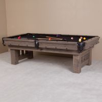Cheyenne Weathered Wood Pool Table - Weathered Gray Finish
