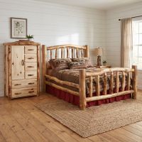 Log Chifferobe: Some lifestyle images are created with AI for visualization purposes. Crafted from natural solid wood, each piece is unique and will vary.
