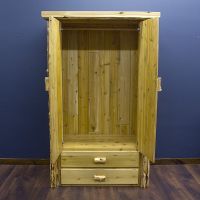 Cedar Log Wardrobe