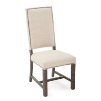 Classic Elegant Dining Chair - Barley Cream Fabric