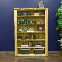 72 inch rustic bookcase