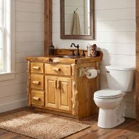 Toilet Paper Holder: Some lifestyle images are created with AI for visualization purposes. Crafted from natural solid wood, each piece is unique and will vary.