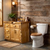 Toilet Paper Holder: Some lifestyle images are created with AI for visualization purposes. Crafted from natural solid wood, each piece is unique and will vary.