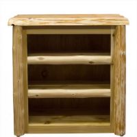 Cedar Lake Log Media Console