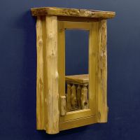 Cedar Lake Log Medicine Cabinet
