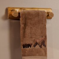 Towel Bar in Honey Finish