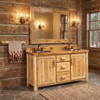 Cedar Towel Bar: Some lifestyle images are created with AI for visualization purposes. Crafted from natural solid wood, each piece is unique and will vary.