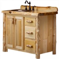Cedar Lake Solid Wood Rustic Washstand