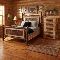 Rustic Chest Of Drawers: Some lifestyle images are created with AI for visualization purposes. Crafted from natural solid wood, each piece is unique and will vary.