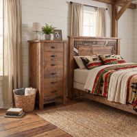 Barnwood Chest Of Drawers: Some lifestyle images are created with AI for visualization purposes. Crafted from natural solid wood, each piece is unique and will vary.
