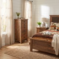 Barnwood Chest Of Drawers: Some lifestyle images are created with AI for visualization purposes. Crafted from natural solid wood, each piece is unique and will vary.