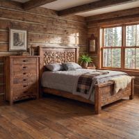 Barnwood Chest Of Drawers: Some lifestyle images are created with AI for visualization purposes. Crafted from natural solid wood, each piece is unique and will vary.