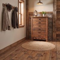 Barnwood Chest Of Drawers: Some lifestyle images are created with AI for visualization purposes. Crafted from natural solid wood, each piece is unique and will vary.