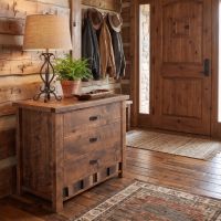 Rustic Chest Of Drawers: Some lifestyle images are created with AI for visualization purposes. Crafted from natural solid wood, each piece is unique and will vary.