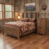 Rustic Chest Of Drawers: Some lifestyle images are created with AI for visualization purposes. Crafted from natural solid wood, each piece is unique and will vary.