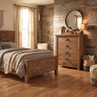 Barnwood Chest Of Drawers: Some lifestyle images are created with AI for visualization purposes. Crafted from natural solid wood, each piece is unique and will vary.