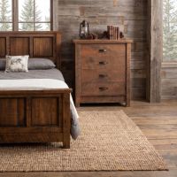 Rustic Chest Of Drawers: Some lifestyle images are created with AI for visualization purposes. Crafted from natural solid wood, each piece is unique and will vary.