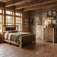Rustic Chest Of Drawers: Some lifestyle images are created with AI for visualization purposes. Crafted from natural solid wood, each piece is unique and will vary.