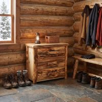Aspen Chest of Drawers: Some lifestyle images are created with AI for visualization purposes. Crafted from natural solid wood, each piece is unique and will vary.