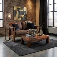 Artisan Copper Furniture: Some lifestyle images are created with AI for visualization purposes. Crafted from natural solid wood, each piece is unique and will vary.