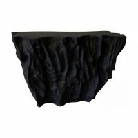 Textured Cliff Console in Ebony