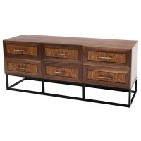 Contemporary Classic 6 Drawer Sideboard