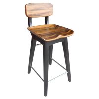Contemporary Wooden Bar Stool